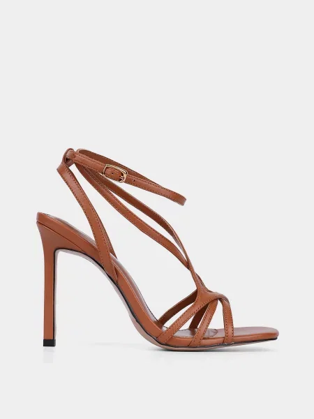 Шкіряні Босоніжки MIRATON коричневий