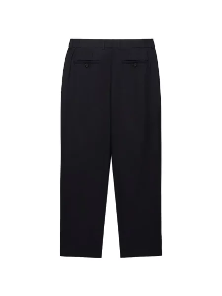 Pantaloni Shanghai Tang de mătase albastru