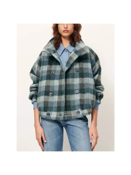 Wielobarwność kurtka Sessun wełniana