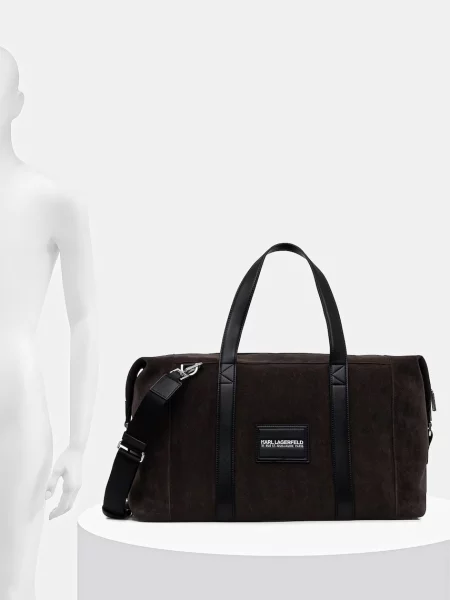 Замшевая сумка Karl Lagerfeld