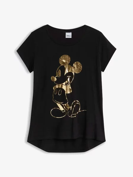 Bluza z nadrukiem Myszki Miki czarna