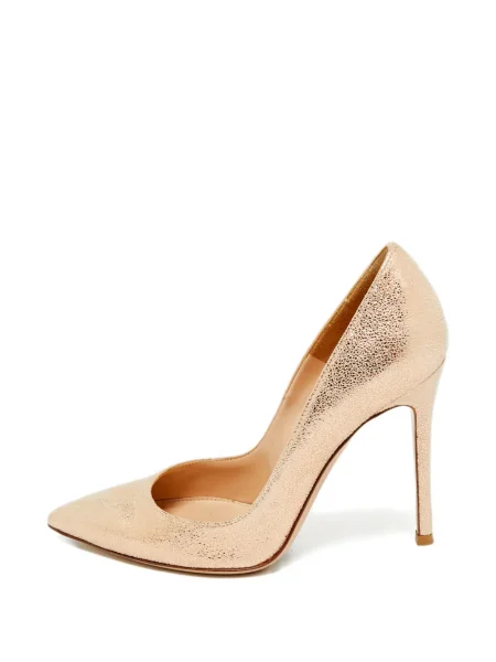 Pantofi cu toc Gianvito Rossi auriu