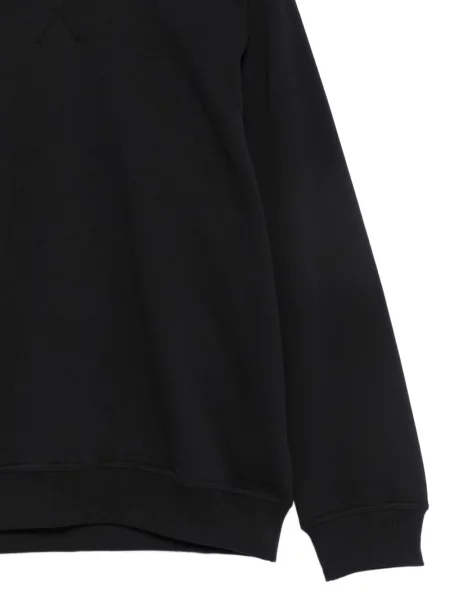 Μακρύς hoodie Sofie D'hoore με στρογγυλή λαιμόκοψη μαύρο