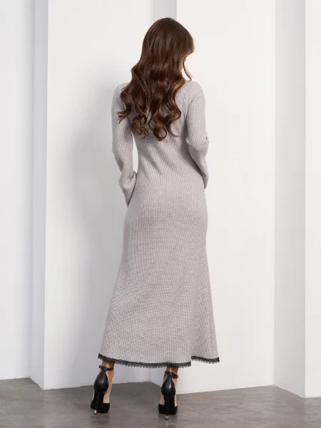 Сукня міді ISSA Plus сірий