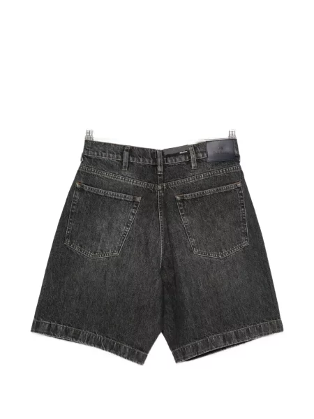 Pantaloni scurți din denim Ps Paul Smith negru