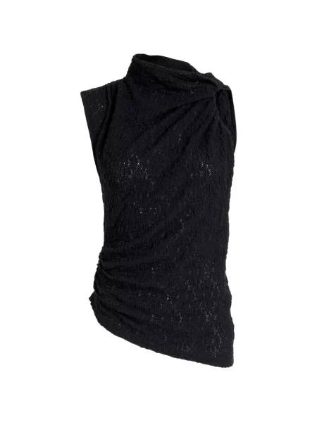 Top Proenza Schouler White Label din dantelă alb