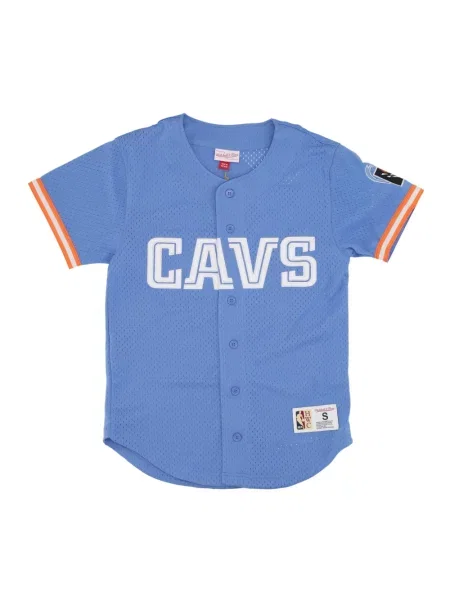 Koszula Mitchell & Ness z siateczką niebieska