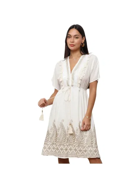 Rochie La Modeuse alb