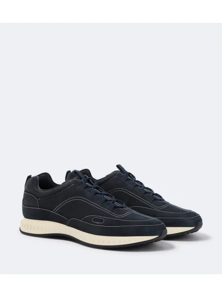 Chiloți John Lobb din piele slip-on albastru