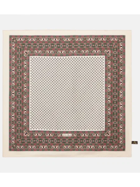 Копринен шал Loro Piana с принт