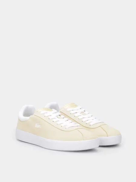 Шкіряні Кросівки Lacoste білий/жовтий білі