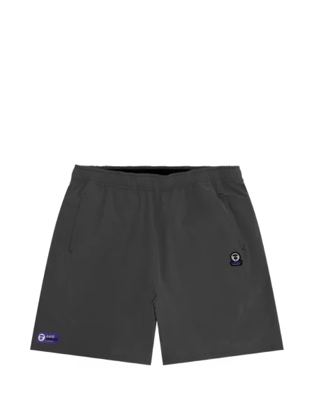 Pantaloni scurți Aape By A Bathing Ape cu imagine gri