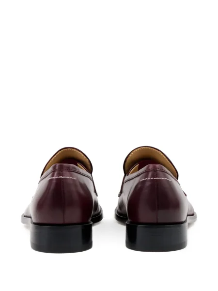 Pantofi loafer Mm6 Maison Margiela din piele roșu