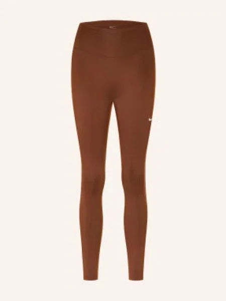 Nike Legginsy One braun brązowe