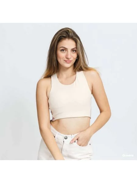 Top Roxy Golden Hours Medium Support Sports Bra Cream/ Light Purple L fioletowy