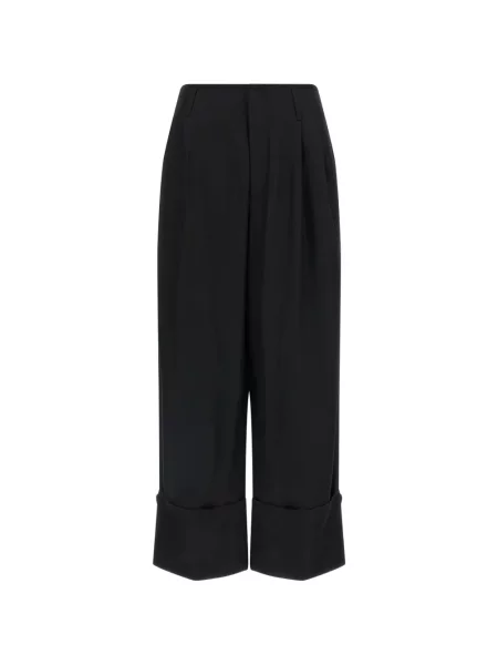 Pantaloni Darkpark plisate negru