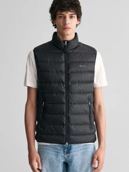 Пуховий жилет Gant чорний