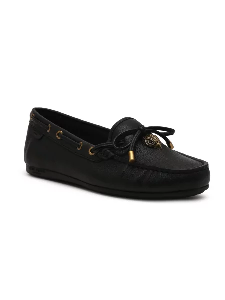 Kurt Geiger De piele mocasini Eagle negru