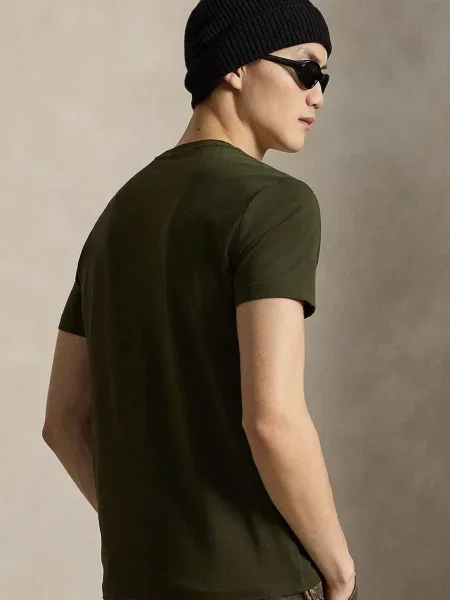 POLO RALPH LAUREN Tricou | Custom slim fit verde