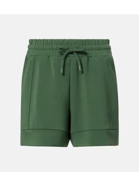 Pantaloni scurți Varley cu talie înaltă verde