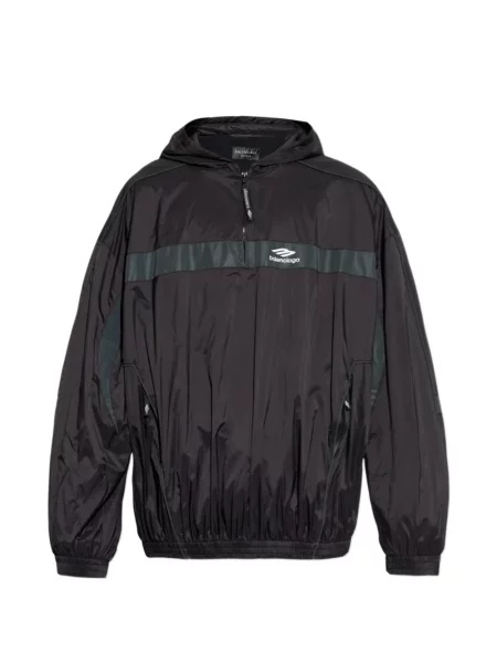 Ușor geacă Balenciaga cu imagine negru