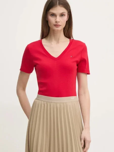 Tommy Hilfiger tričko červené