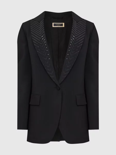 Графітовий жакет з паєтками Peserico сірий