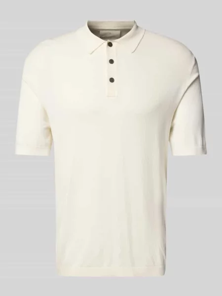 Koszulka polo z listwą guzikową model ‘WILLIAM’ Jack & Jones Premium białe