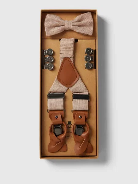 Krawat Prince Bowtie beżowy