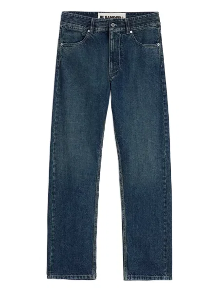 Pantaloni Jil Sander albastru