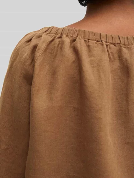 Bluzka o kroju regular fit z czystego lnu z dekoltem carmen Marc O'polo