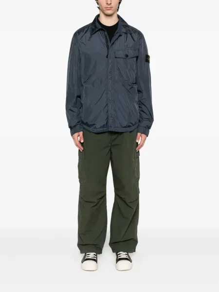 Geacă Stone Island cu strasuri albastru
