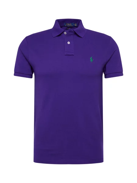 Polo Polo Ralph Lauren tricotate cu broderie violet
