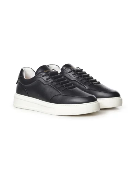 Sneakersy Barracuda skórzane czarne