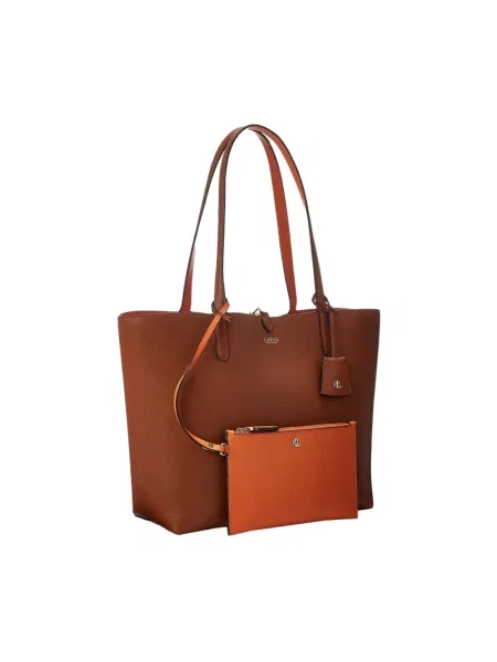 LAUREN RALPH LAUREN Torebka Rvrsble Tote brązowy