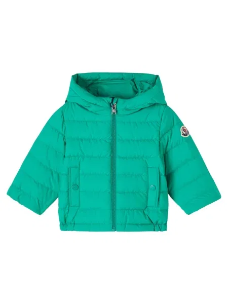 Gyerek pehelydzseki Moncler Enfant zöld
