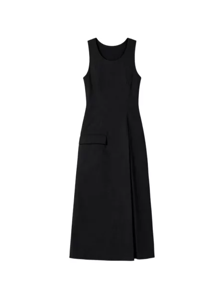 Rochie Rier din poplin negru