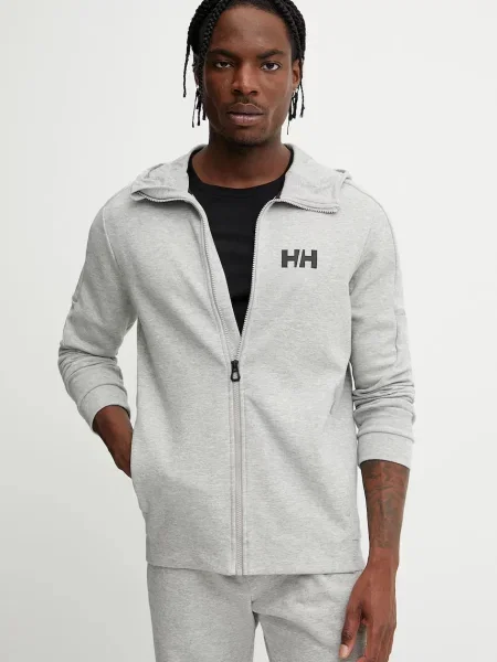 Športni pulover Helly Hansen TECH SWEAT s kapuco siva