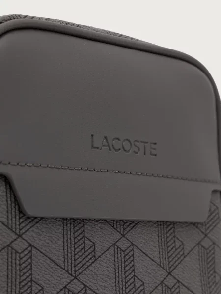 Кожаная сумка Lacoste