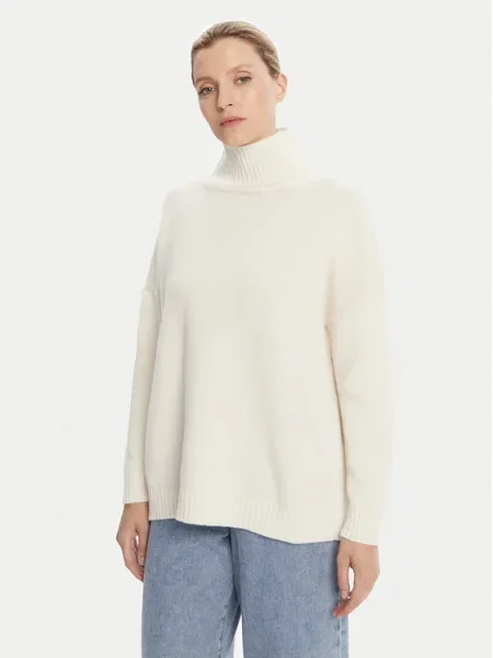 Weekend Max Mara Bluză cu gât Borgia Écru