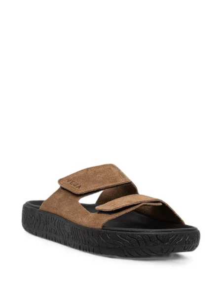 Sandale Veja din piele de căprioară negru