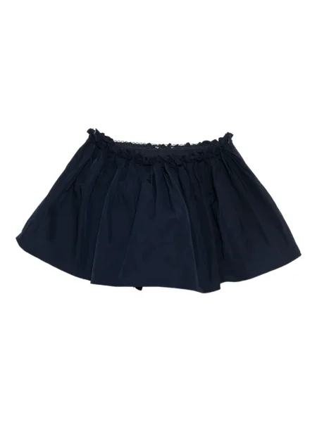 Fusta mini Shushu/tong cu model floral albastru