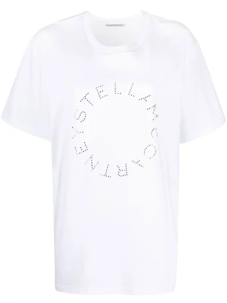 Tricou Stella Mccartney scurt alb