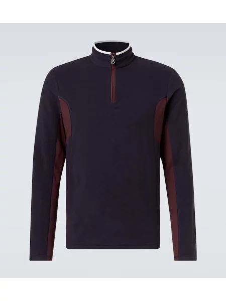 Pulover Bogner din fleece albastru