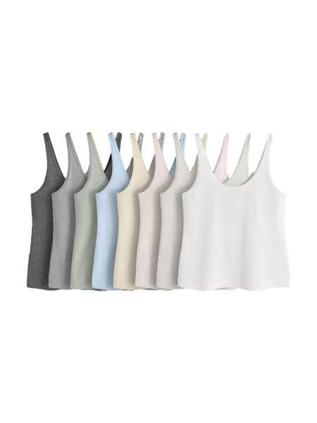 The Set Top Essential albastru deschis / gri / gri închis alb