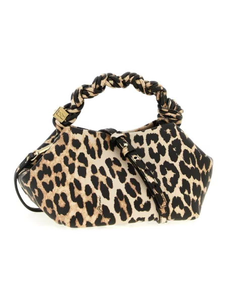 Torebka crossbody Ganni brązowa