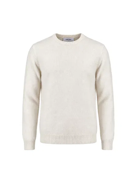 DAN FOX APPAREL Pulover William murdar alb