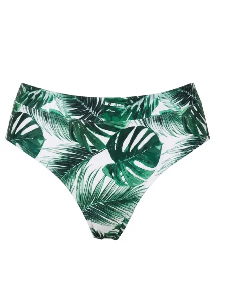 SugarShape Slip costum de baie Monaco turcoaz / verde smarald alb