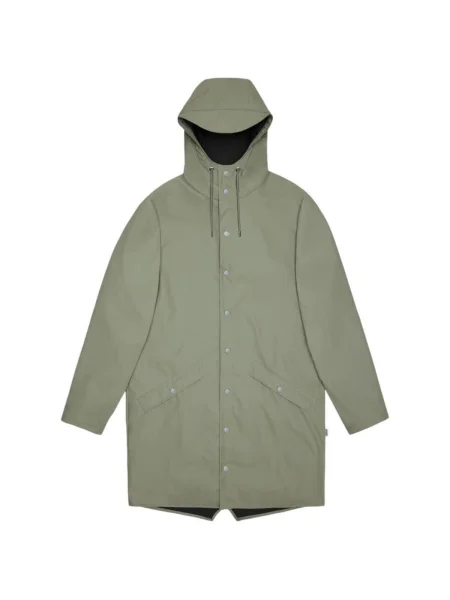 Rains geacă Long Jacket W3 de tranziție verde