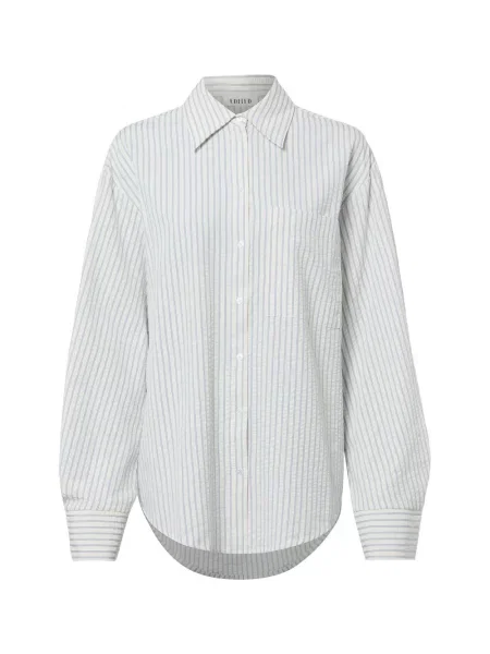 EDITED bluzka koszulowa Hanni Kobiety niebieski|biały w 34 biała